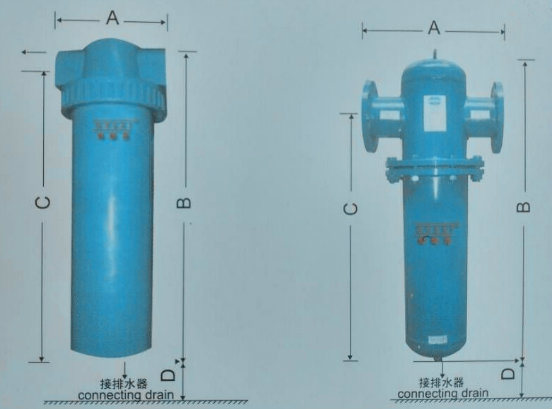 High Precision HEPA Filter for Compressed Air Use