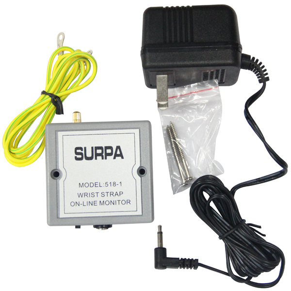 Automatic DC 6V Continuous ESD Online Wrist Strap Monitor