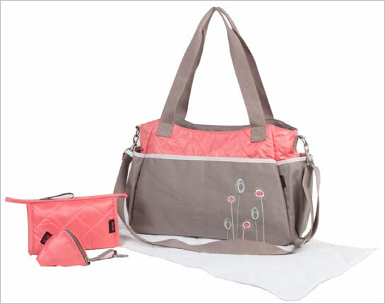 Stylish Nylon Mummy/Nappy Daily Diaper Bag for Baby Care