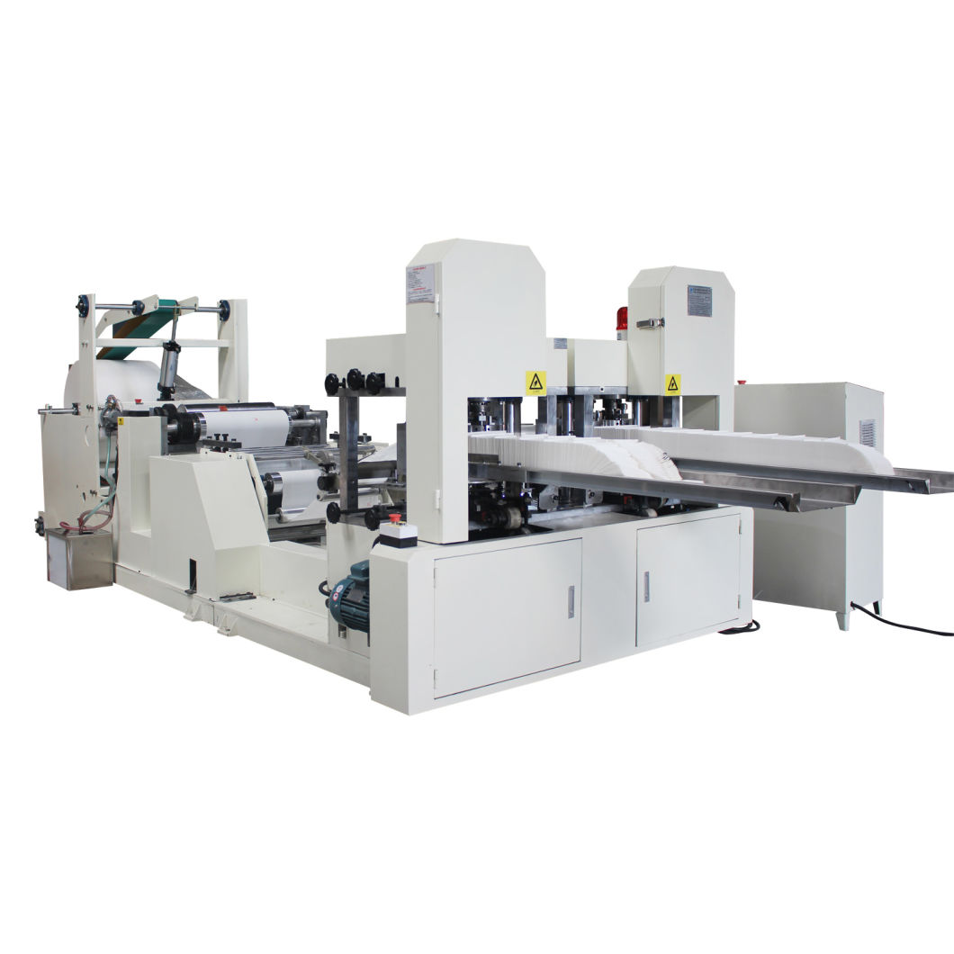 230*230 High Speed Automatic Color Printing Serviette Napkin Tissue Paper Folded Making Machine
