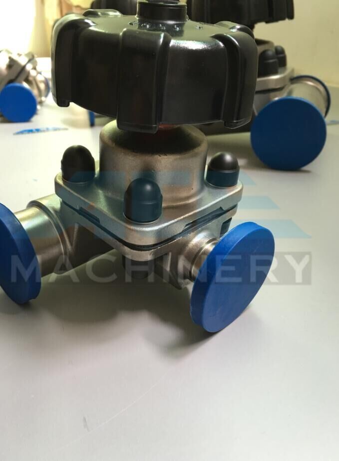 High Quality Manual Sanitary Stainless Steel SS316L Clamped Diaphragm Tank Bottom Valve