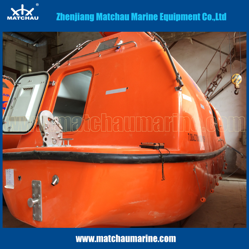 7m Marine Lifesaving Partially Enclosed Lifeboat or Rescue Boat