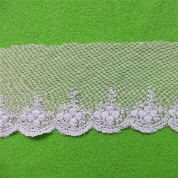 Cotton Wedding Embroidery Lace Trim (C08)