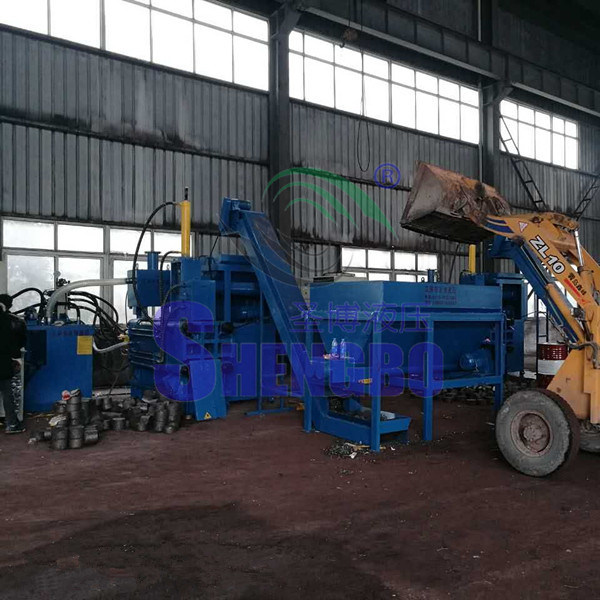 Fully Automatic Briquetting Line for Copper Shavings