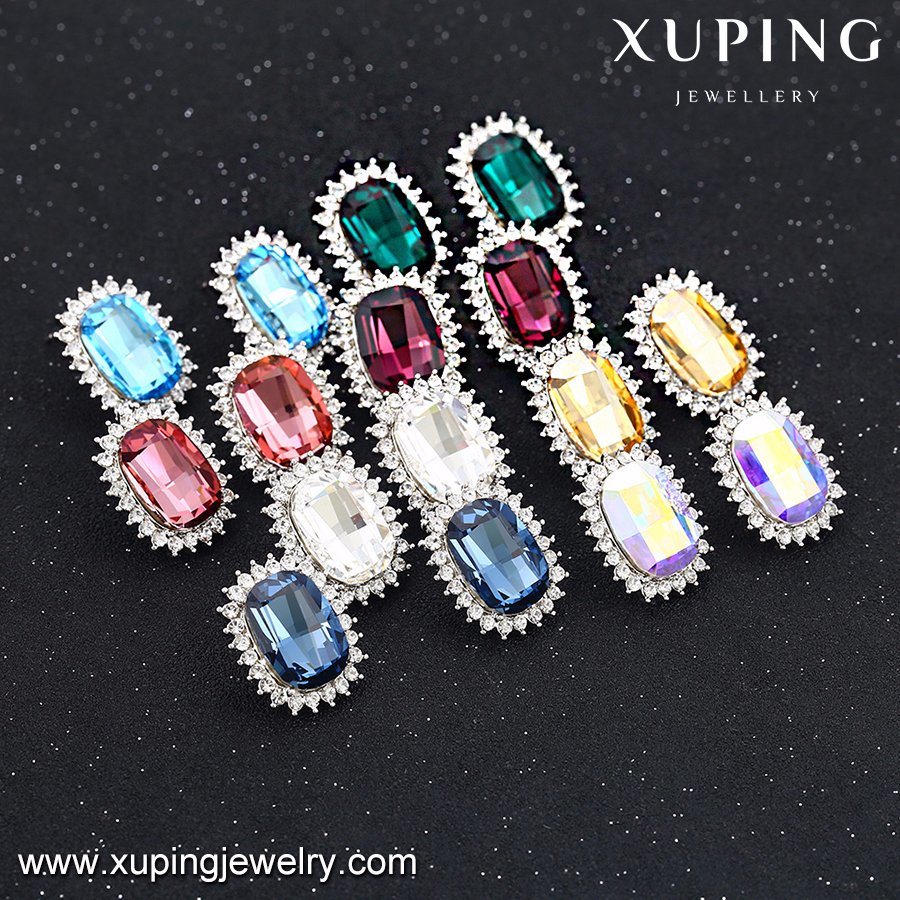 Xuping Luxury Earring Fashion Jewelry, Stud Women Earring Crystals with Swarovski Elements Jewelry