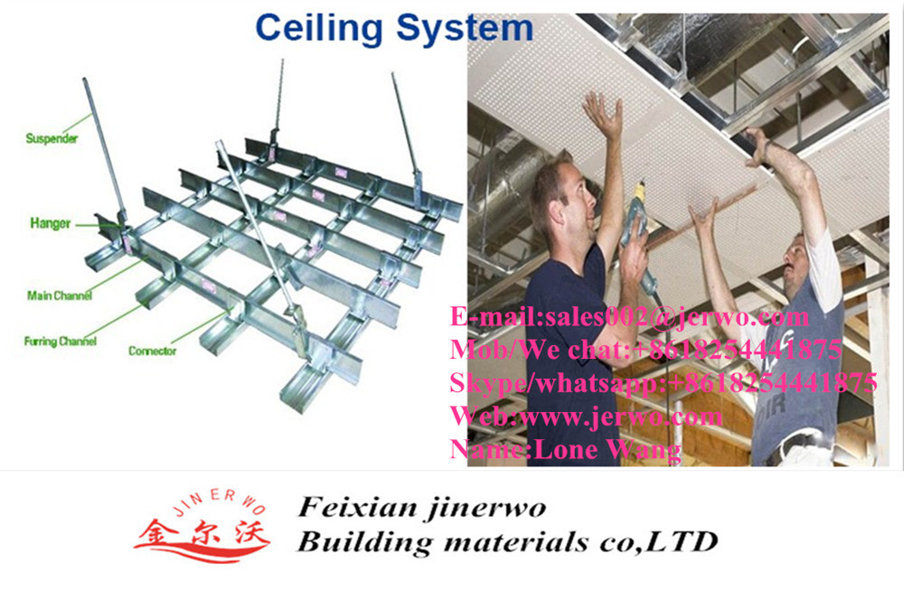 Galvanized Steel Ceiling T Grids/T Bars/Cross Tees