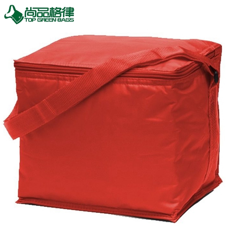 Outdoor Insulated Polyester 6 Cans Cooler Pack Shoulder Picnic Bag
