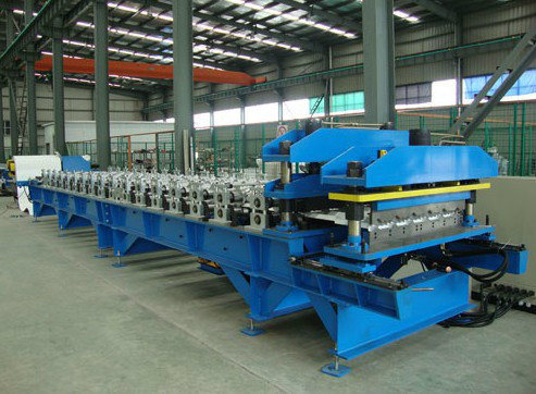 Galvanized Cold Sheet Glazed Tile Roof Roll Forming Machine