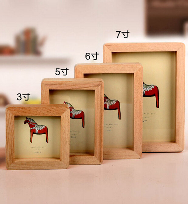 Nature Beech Wood Photo Frames