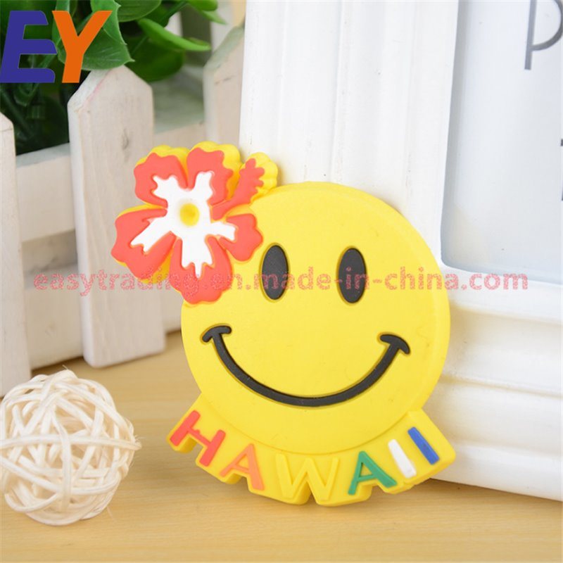 Promotional Fashion Cute 3D Soft PVC Souvenir Fridge Magnet