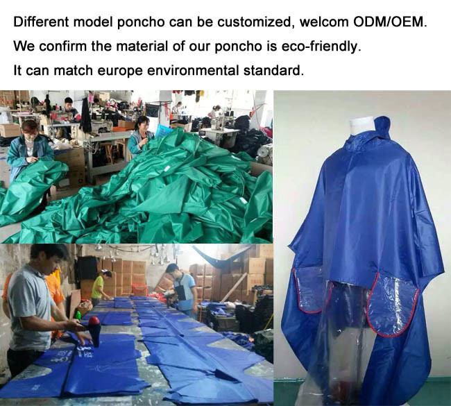 Hooded Outdoor Waterproof PVC Raincoat
