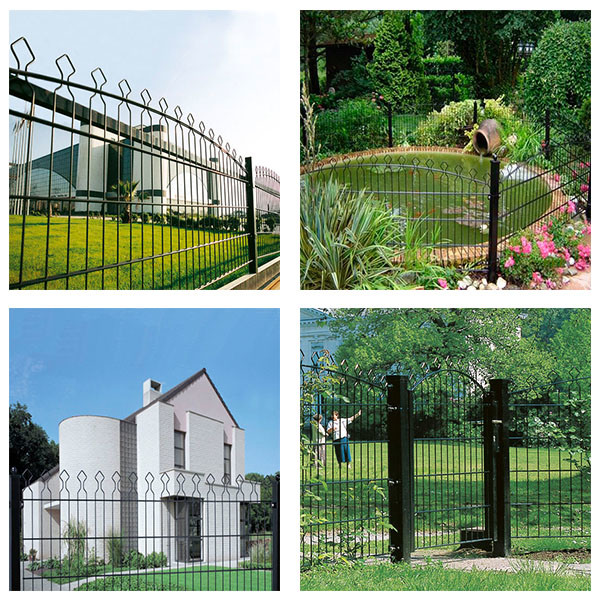 Decorative Fence Black and Aluminum Fencing Panel