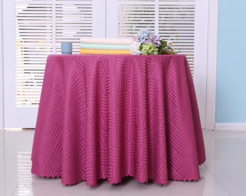 New Design Event Restaurant Hotel Jacquard Tablecloth