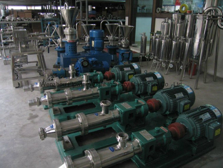 Sanitary Stainless Steel Syrup Single Screw Pump