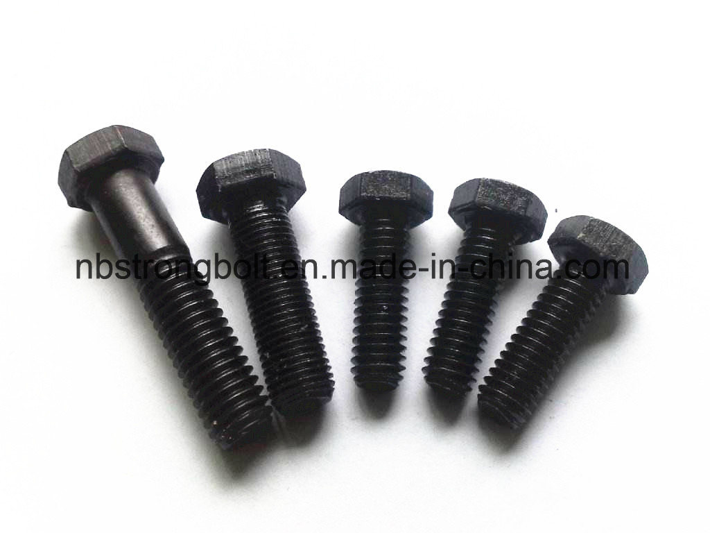 Black Oxid Hex Heavy Structual Bolt with ASTM A325