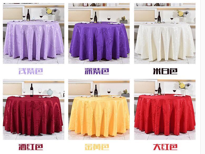 120cm Round Polyester Table Cloth in Cheap Price