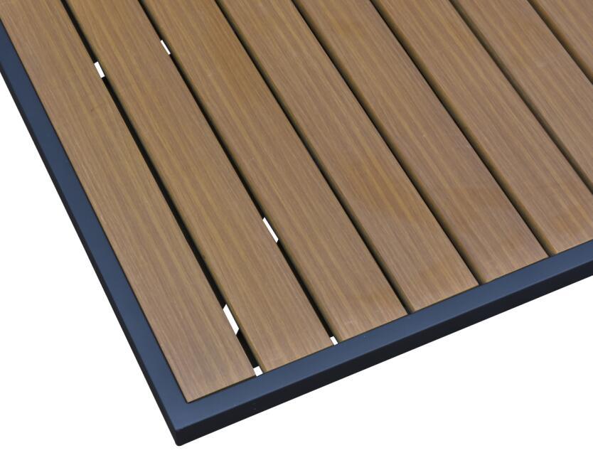 Wholesales Outdoor Aluminum High Density Polywood Table Top (PWC-15609)