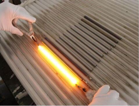 Far Infrared Quartz Heating Tube Gold Plated
