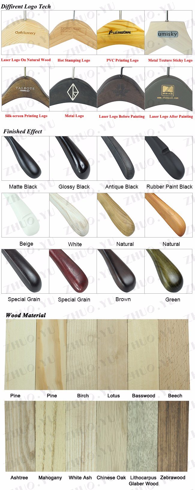 Manufacturing Wooden Suit Pants / Garment Hanger at Factory Price