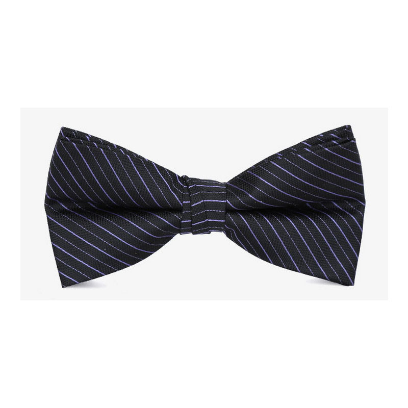 Custom Stripes Woven 100% Polyester Bow Tie