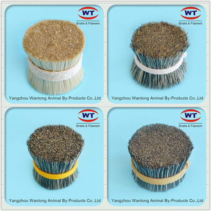 Chungking 60~90%Tops Natural Black Boiled Pure Bristle