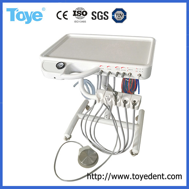 Economical Medical Supply Dental Chair Trolley with Suction, Dental Portable Unit