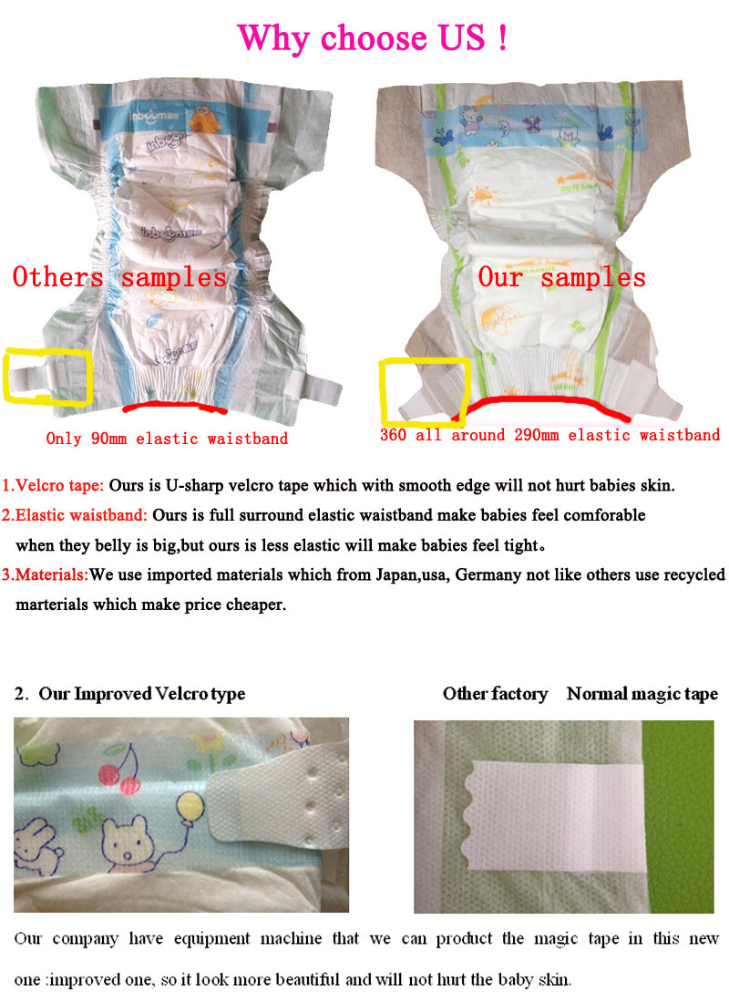 Hot Sell Baby Products Disposable Nappies for Africa