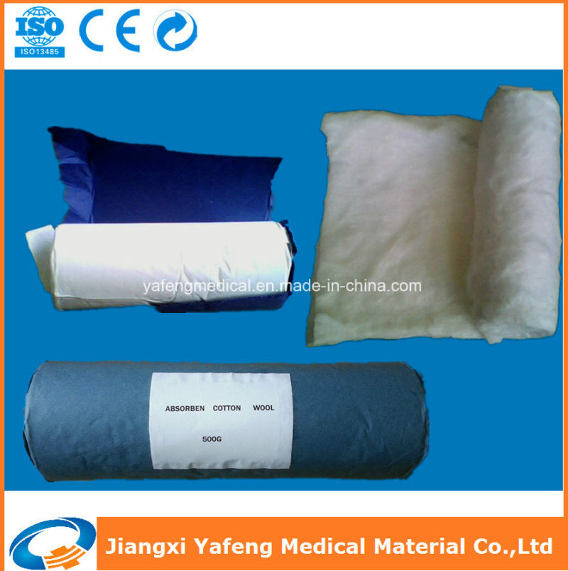 Surgical Absorbent Cotton Roll/Medical Cotton Wool with Ce & ISO Approved