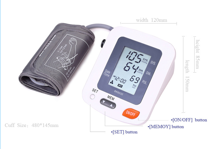 Digital Automatic Blood Pressure Monitor for Medical Wt6032