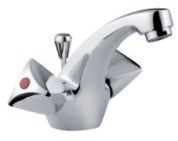 Double Handle Wash Basin Faucet (BM57708)