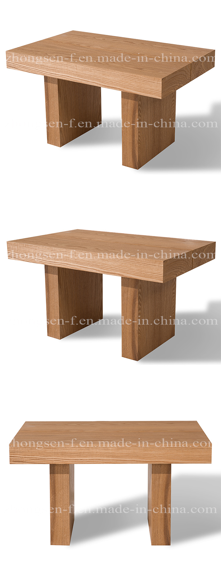 Simple Style Solid Wood Coffee Table for Hotel Living Room