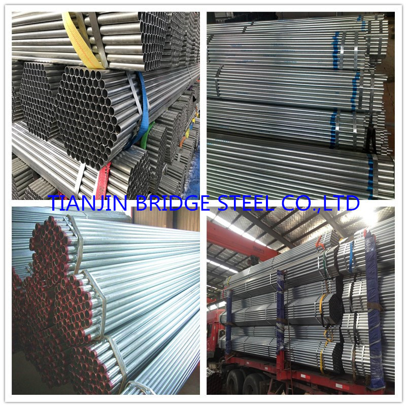 Square & Round Pre Galvanized Steel Pipe for Scaffolding and Constructions