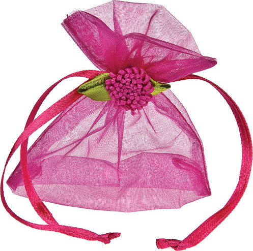 Colorful Personalized Organza Satin Ribbon Drawstring Bag for Holiday Gift Packing (COB-1147)