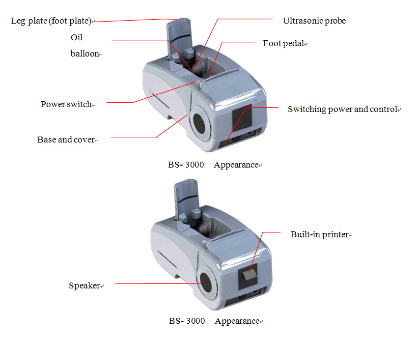 BS-3000 Automatic High Effective Medical Ultrasound Bone Densitometer (BMD Machine)