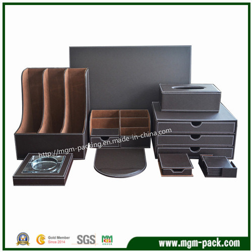 Leather Desk Set/Office Desk Set/Leather Office Stationery