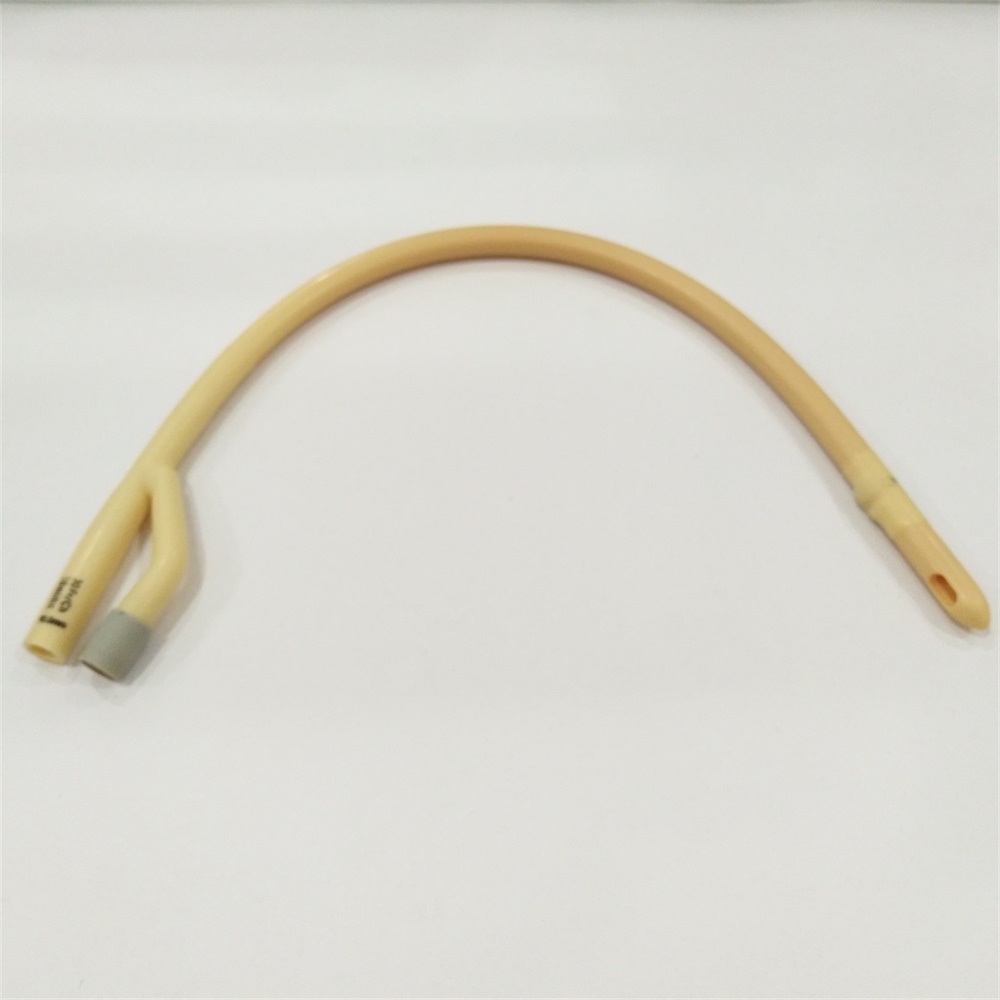 2 Way Silicone Coated Latex Foley Catheter Single Use