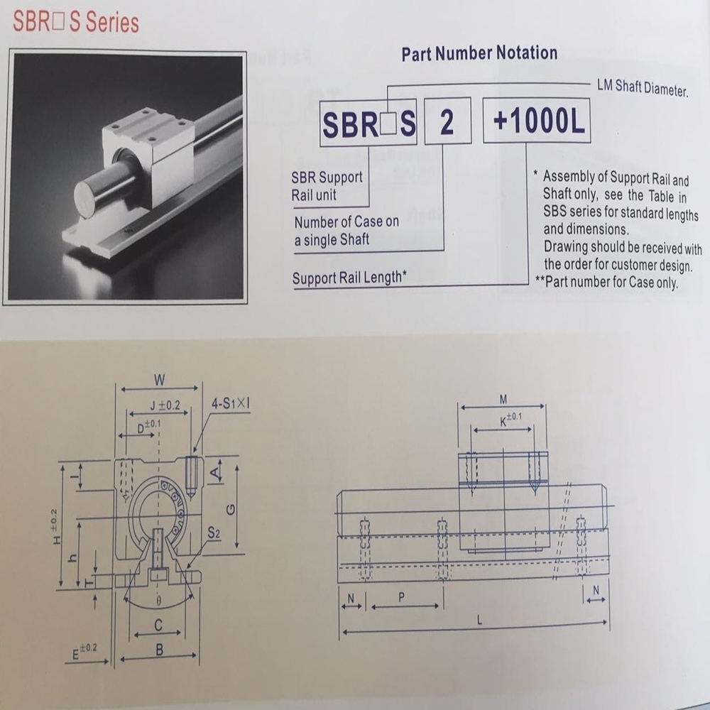 Linear Ball Bushing SBR16s for Sealing Machine
