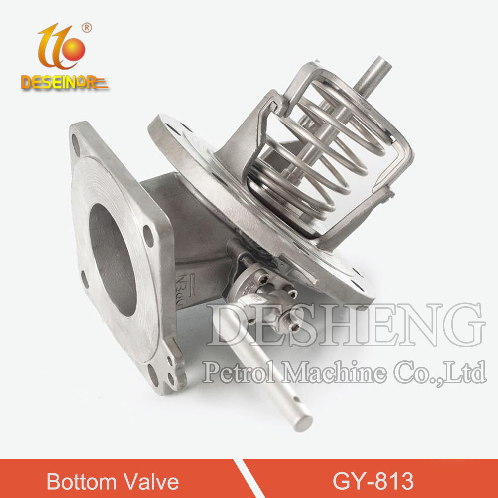 3inch Mechanical Stainless Steel Bottom Valve Used for Tank Truck