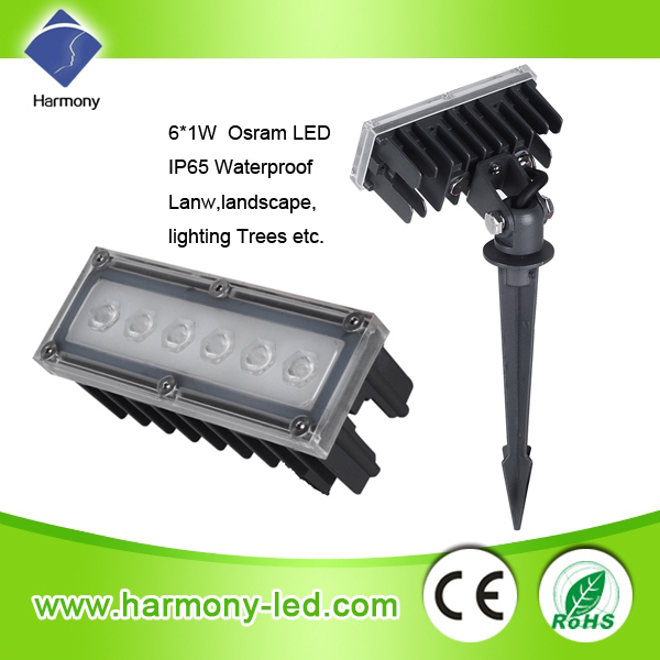 Ce, RoHS High Power 6*1W LED Spotlight