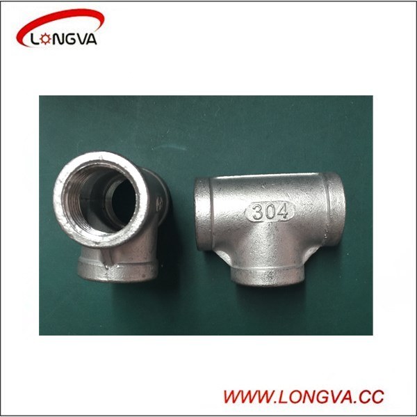 stainless Steel Thread Equal Tee Pipe Fitting
