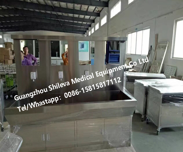 Hospital Furniture Stainless Steel Inductive Hospital Hand Washing Sink