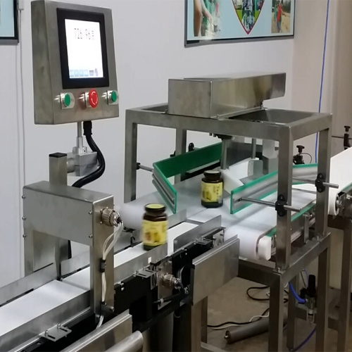 Online Checkweigher with Automatic Rejector