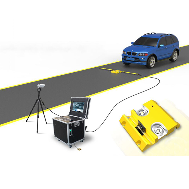 Vehicle Scanning Under Car Checking Machine Under Vehicle Scanner Security Inspection System on Road
