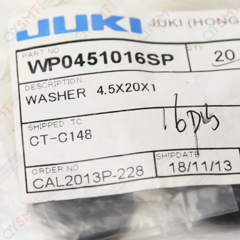 SMT Parts Juki Washer Wp0451016sp