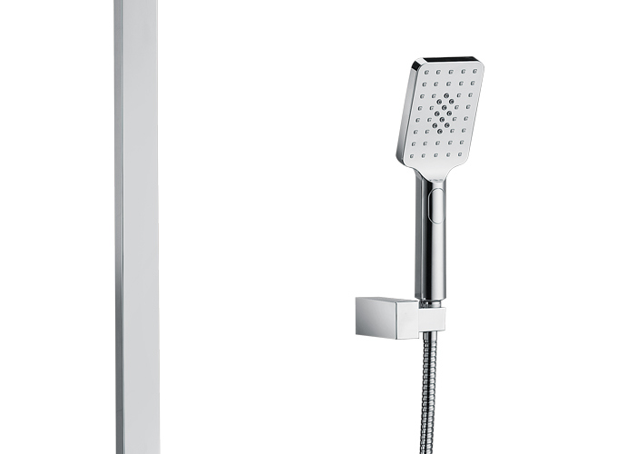 Brass Bathroom Single Handle Rainfall Shower Set with Shower Faucet
