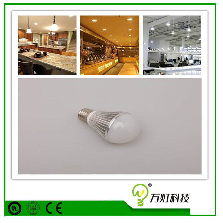 Energy-Saving PC+Aluminum 3/5/7/9W LED E27 Compact Bulbs Light