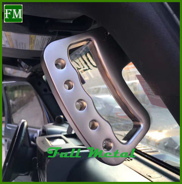 Jeep Jk Wrangler Aluminum Front Knuckle Handles Grab Bars Pair