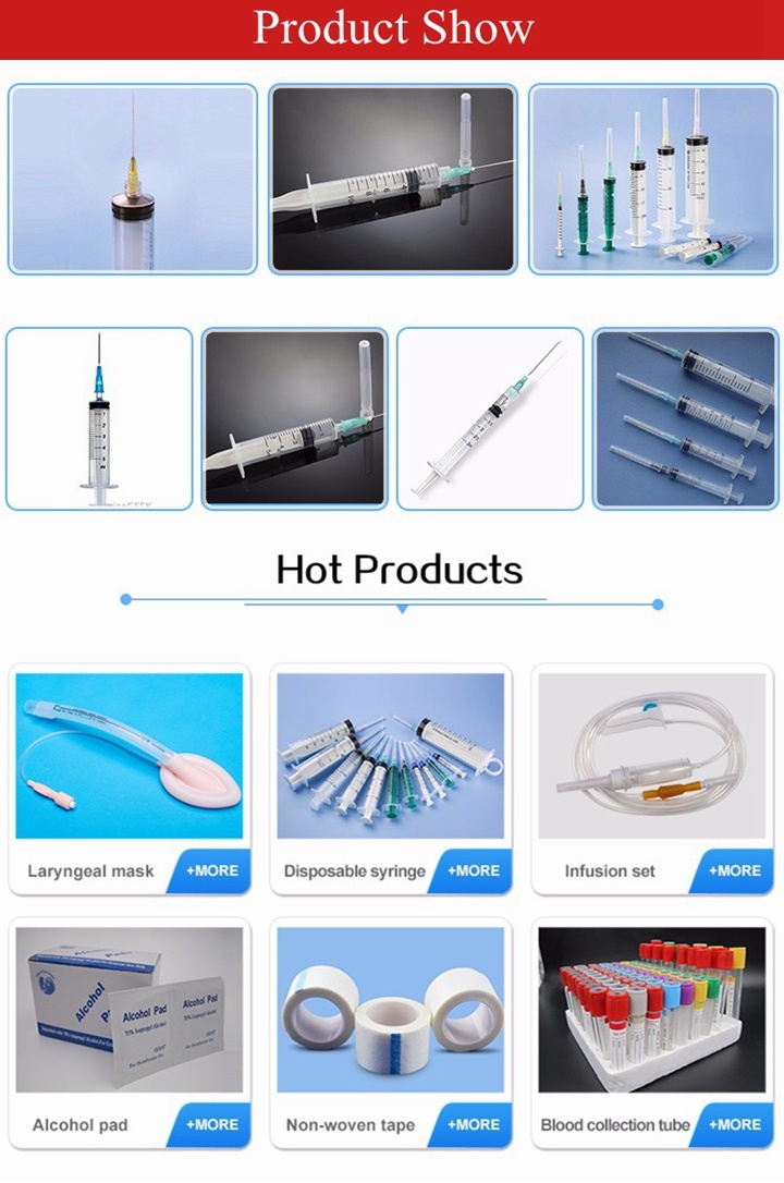 Good Feedback Medical Plastic Disposable Medical Syringe 10ml
