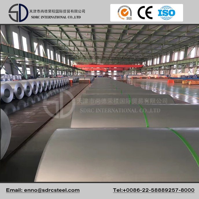 Dx53D Z100 Zero Spangle Accurate Galvanized Steel Coil, Zinc Coated Steel Coil