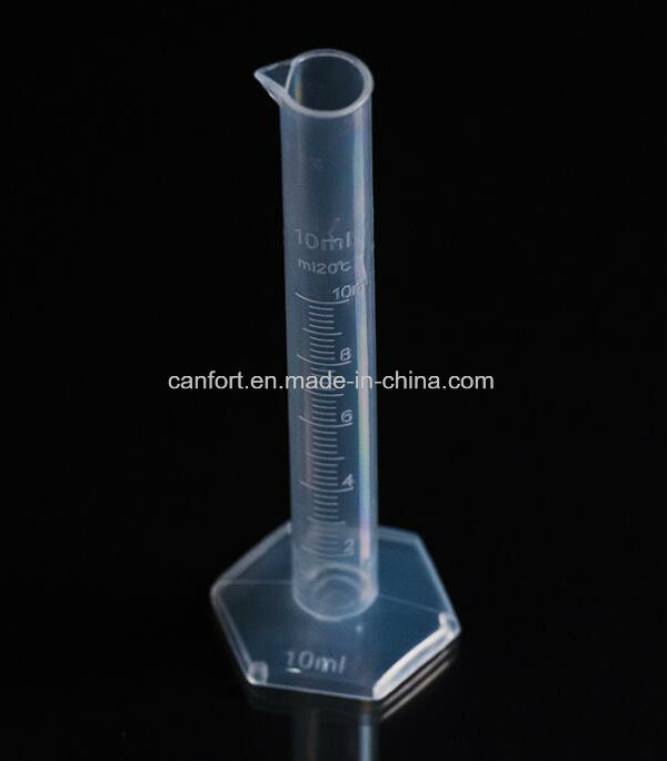 250ml PP Plastic Measuring Cylinders, Embossed Graduation